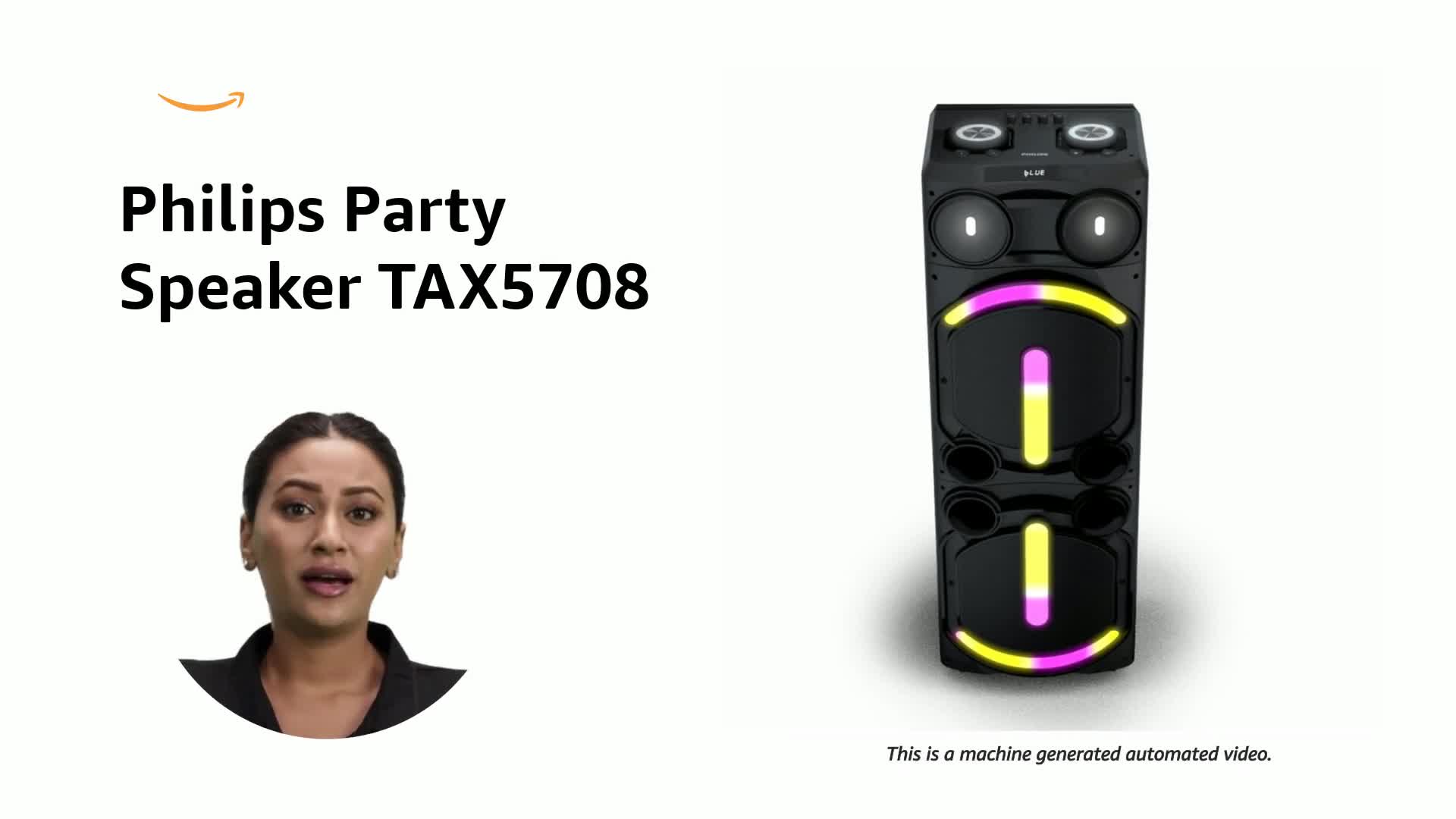 PHILIPS Audio TAX5708 Bluetooth Party Speaker | 400W Max Output